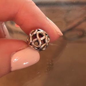 Pandora infinity openwork charm